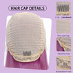 Tara Straight Human Hair T Part Lace Front Wig #Purple