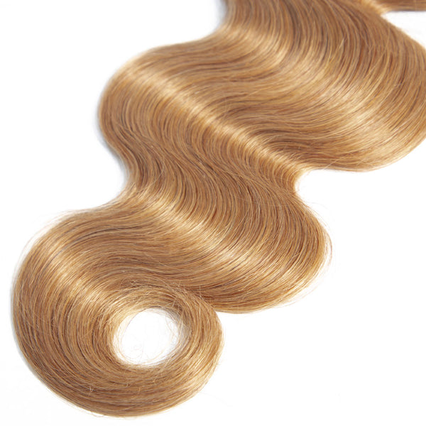 Strawberry Blonde Body Wave Human Hair Weave | Sahar Hair