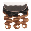 Auburn Remy Hair Bundle with Frontal / Body Wave Dip Dye