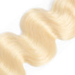 Beach Blonde Remy Human Hair Bundle with Frontal / Body Wave