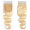 Beach Blonde Remy Human Hair Bundle with Closure / Body Wave