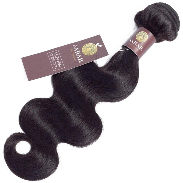 Black Hair Extensions Body Wave Weft | Sahar Hair