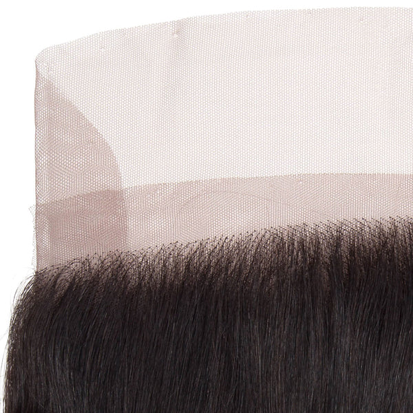 Body Wave Virgin Human Hair Bundle with Frontal / 8A Natural Black