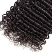 Deep Wave Virgin Remy Human Hair Extensions / 8A Natural Black