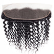 Deep Wave Virgin Human Hair Bundle with Frontal / 8A Natural Black