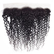 Jerry Curl Virgin Human Hair Bundle with Frontal / 8A Natural Black