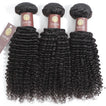 Deep Curls Virgin Human Hair Bundle with Frontal / 8A Natural Black