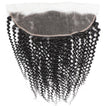 Deep Curls Virgin Human Hair Bundle with Frontal / 8A Natural Black