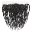 Deep Curls Virgin Human Hair Bundle with Frontal / 8A Natural Black