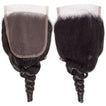 Loose Wave Virgin Human Hair Bundle with 4x4 Closure / 8A Natural Black