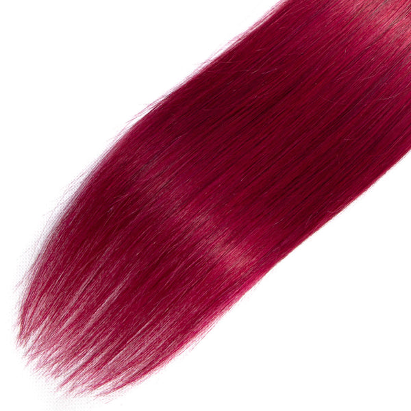 Fuchsia Hair Extensions Straight Remy | Sahar Hair