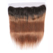 Auburn Remy Hair Bundle with Frontal / Straight Dip Dye