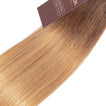 Ombre Chocolate Brown / Strawberry Blonde 3 Bundles Remy Hair Extensions / Straight