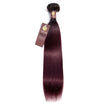 Dark Red Hair Extensions Straight Remy | Sahar Hair