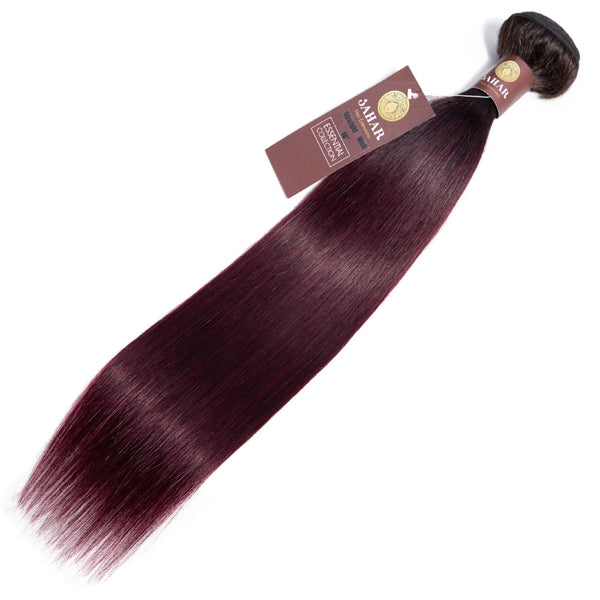 Dark Red Hair Extensions Straight Remy | Sahar Hair
