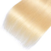Beach Blonde Remy Human Hair Bundle with Closure / Straight