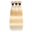 Beach Blonde 3 Bundles Human Hair Weave / Straight