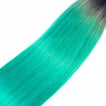 Green Hair Extensions Straight Remy | Sahar Hair