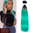 Green Hair Extensions Straight Remy | Sahar Hair