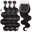 PREMIUM 10A Peruvian Hair Bundle with Closure / Body Wave