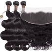 PREMIUM 10A Peruvian Hair Bundle with Frontal / Body Wave