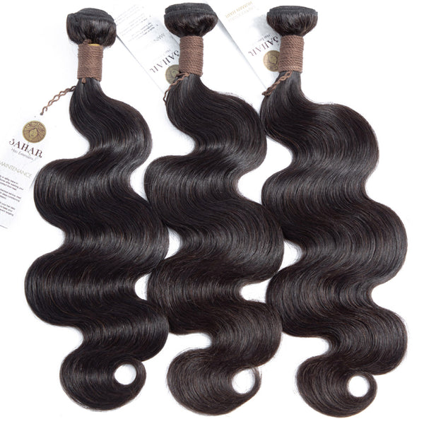PREMIUM 10A Peruvian Hair Bundle with Frontal / Body Wave