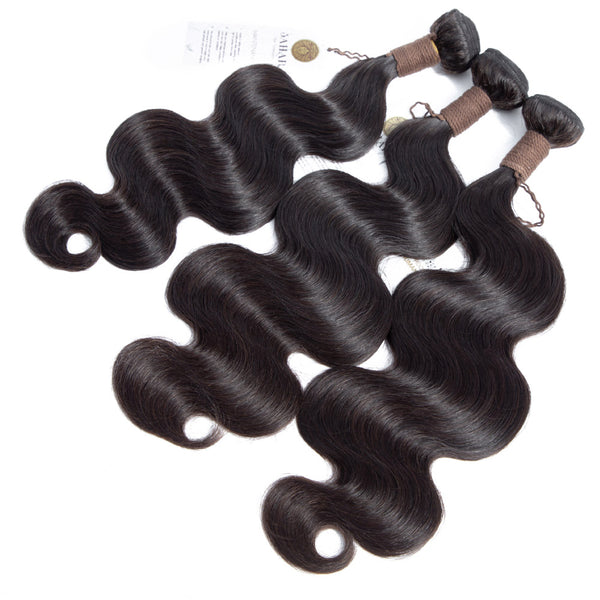 PREMIUM 10A Peruvian Hair Bundle with Frontal / Body Wave