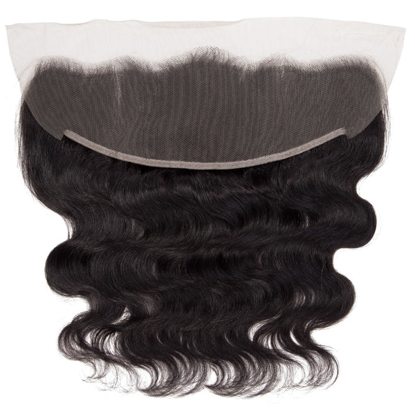 PREMIUM 10A Peruvian Virgin Remy Hair Frontal 4x13 Inch Body Wave - Free Part