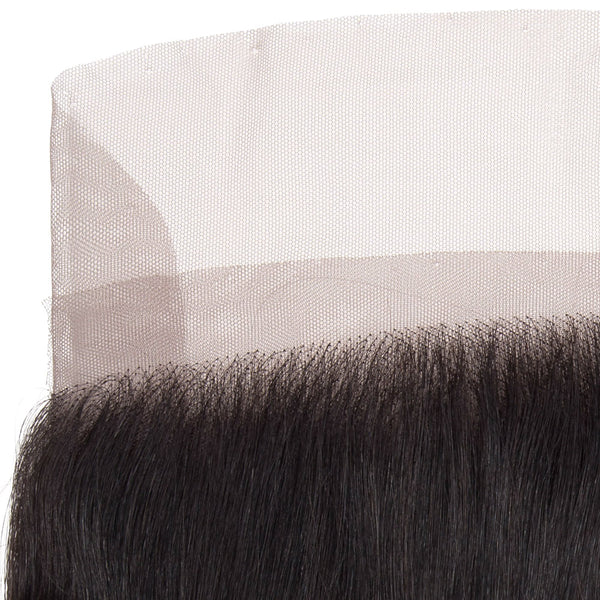 PREMIUM 10A Peruvian Virgin Remy Hair Frontal 4x13 Inch Body Wave - Free Part