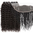 PREMIUM 10A Brazilian Hair Bundle with Frontal / Deep Curls