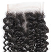 PREMIUM 10A Brazilian Virgin Remy Hair Closure 4x4 Inch Deep Curls - Free Part