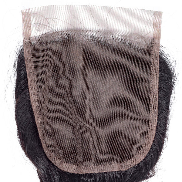PREMIUM 10A Brazilian Virgin Remy Hair Closure 4x4 Inch Loose Wave - Free Part