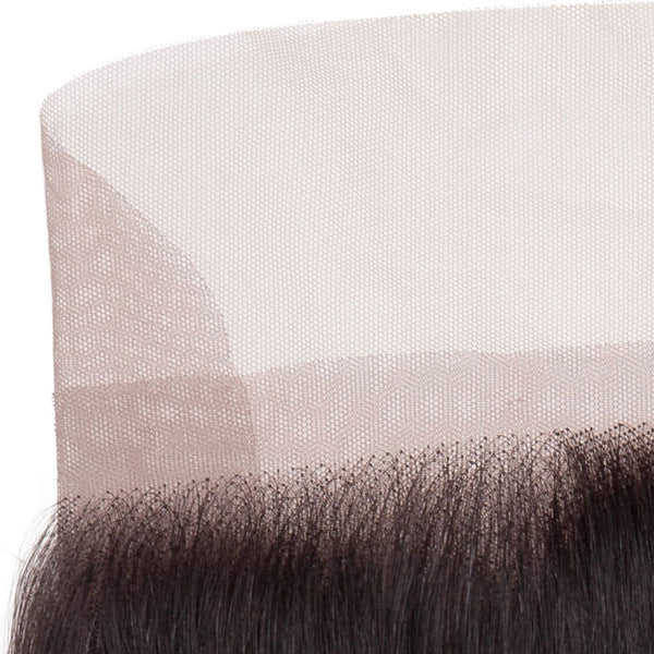 PREMIUM 10A Peruvian Virgin Remy Hair Frontal 4x13 Inch Straight - Free Part