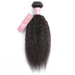 Kinky Straight Human Hair Extensions / 6A Black