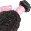 Kinky Straight Human Hair Extensions / 6A Black