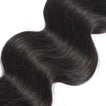 Body Wave Human Hair Bundle with Closure / 6A Black