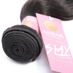 Body Wave Human Hair Bundle with Closure / 6A Black