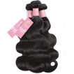Body Wave Human Hair Bundle with Frontal / 6A Black