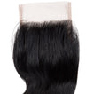 Body Wave Human Hair Bundle with Closure / 6A Black