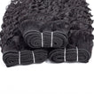 Deep Wave Human Hair Bundle with Frontal / 6A Black