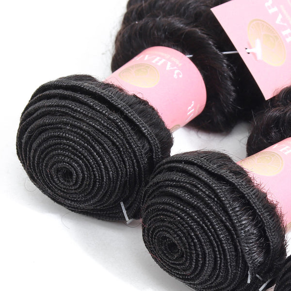 Deep Curl Human Hair Weave