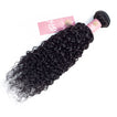 Jerry Curl Human Hair Extensions / 6A Black