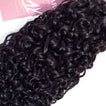 Jerry Curl Human Hair Extensions / 6A Black