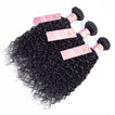 Jerry Curl Human Hair Bundle with Frontal / 6A Black