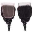Loose Wave Human Hair Bundle with Closure / 6A Black