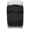 Straight Human Hair Bundle with Frontal / 6A Black
