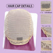 Tara Straight Human Hair T Part Lace Front Wig #Purple