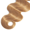 Strawberry Blonde 3 Bundles Human Hair Weave / Body Wave Dip Dye
