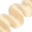 Beach Blonde 3 Bundles Human Hair Weave / Body Wave