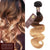 Ombre Chocolate Brown / Strawberry Blonde Remy Hair Extensions / Body Wave